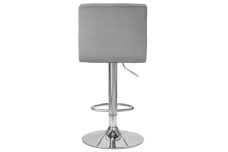 Набор 2 шт Стул барный DOBRIN CANDY, серый велюр (MJ9-75)-5