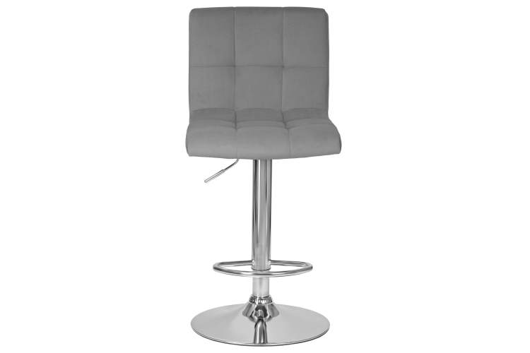 Набор 2 шт Стул барный DOBRIN CANDY, серый велюр (MJ9-75)-6