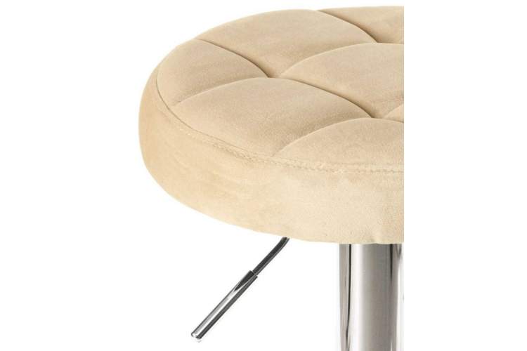 Табурет барный DOBRIN BRUNO, бежевый велюр (MJ9-10)-2