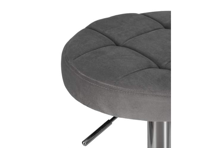 Набор 2 шт Табурет барный DOBRIN BRUNO, серый велюр (MJ9-75)-3