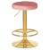 Набор 2 шт Табурет барный DOBRIN BRUNO GOLD, пудрово-розовый велюр (MJ9-32)