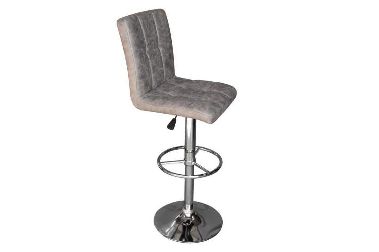 Стул барный DOBRIN KRUGER, античный серый