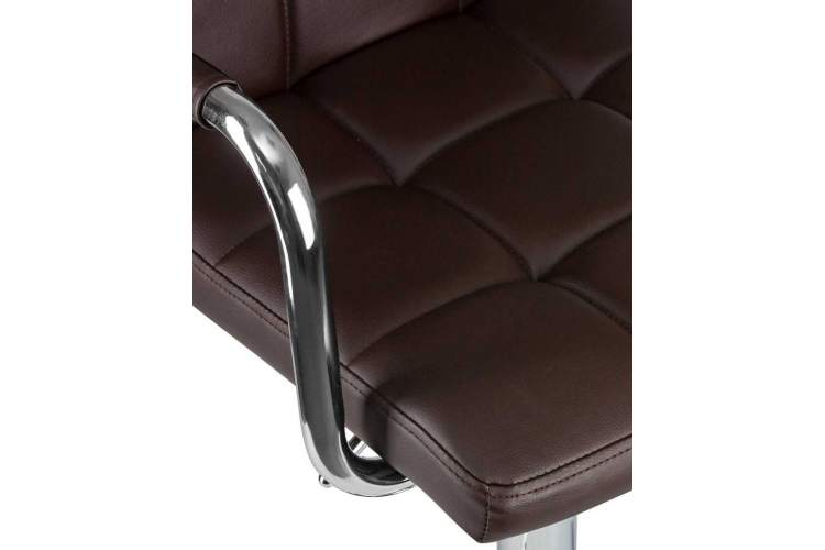 Стул барный DOBRIN KRUGER ARM, коричневый-6