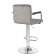 Набор 2 шт Стул барный DOBRIN KRUGER ARM, серый велюр (MJ9-75)