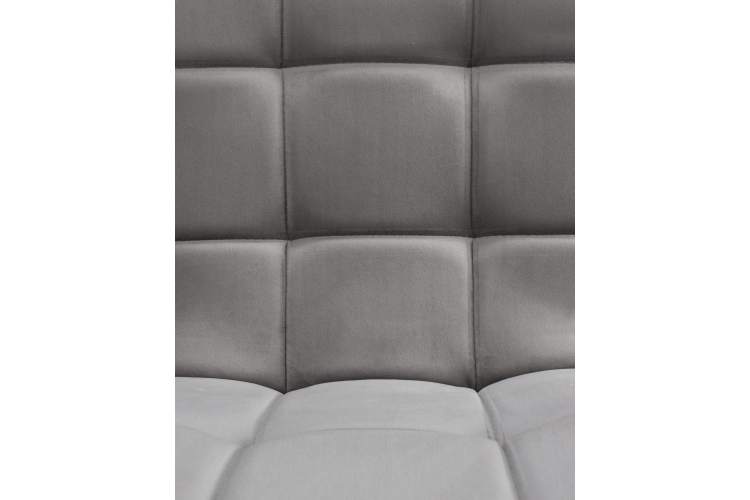 Набор 2 шт Стул барный DOBRIN KRUGER ARM, серый велюр (MJ9-75)-8