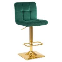 Стул барный GOLDIE, зеленый велюр (MJ9-88)