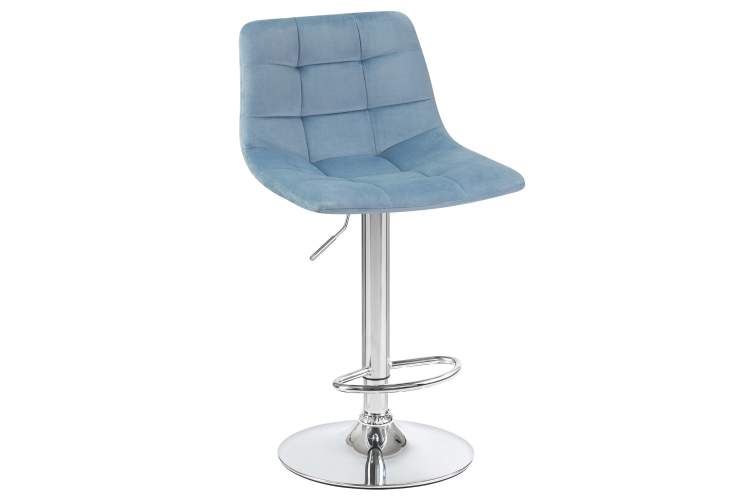 Набор 2 шт Стул барный DOBRIN TAILOR, пудрово-голубой велюр (MJ9-74)-8