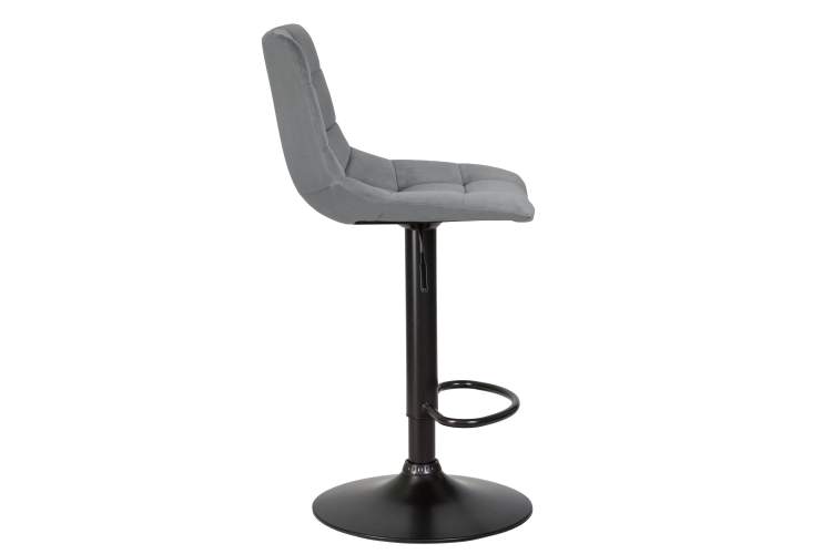 Набор 2 шт Стул барный DOBRIN TAILOR BLACK, серый велюр (MJ9-75)-3