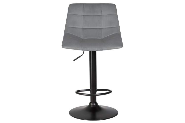 Набор 2 шт Стул барный DOBRIN TAILOR BLACK, серый велюр (MJ9-75)-6