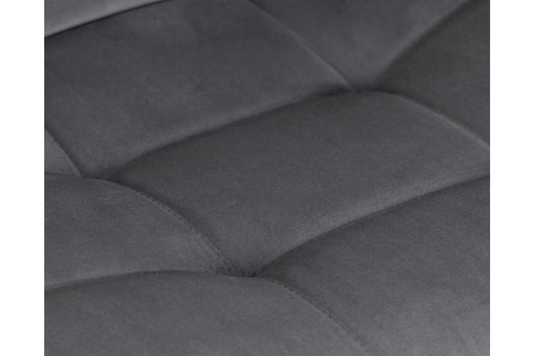 Набор 2 шт Стул барный DOBRIN TAILOR BLACK, серый велюр (MJ9-75)-7