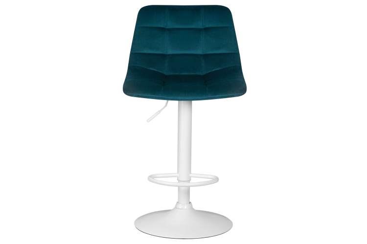 Набор 2 шт Стул барный DOBRIN TAILOR WHITE, морской волны велюр (MJ9-99)-6