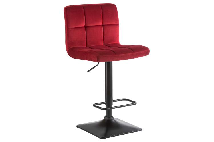 Набор 2 шт Стул барный DOBRIN DOMINIC, бордо велюр (MJ9-43)-1