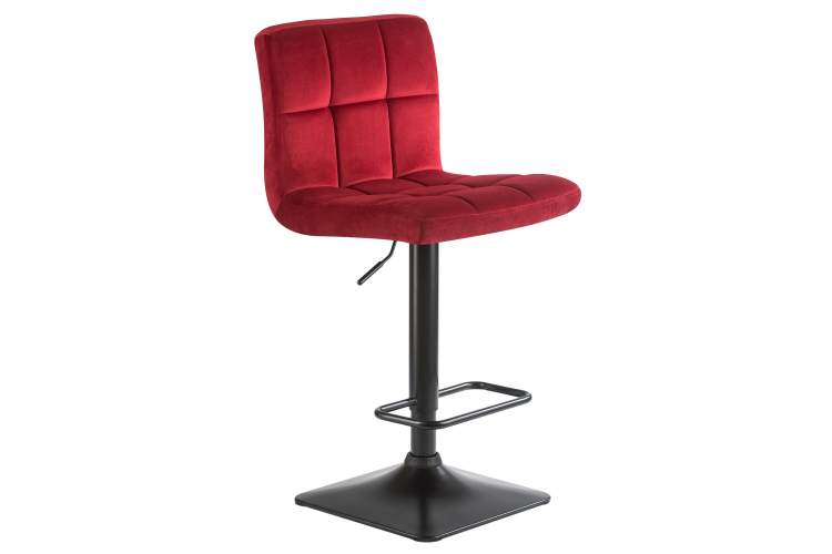 Набор 2 шт Стул барный DOBRIN DOMINIC, бордо велюр (MJ9-43)-2