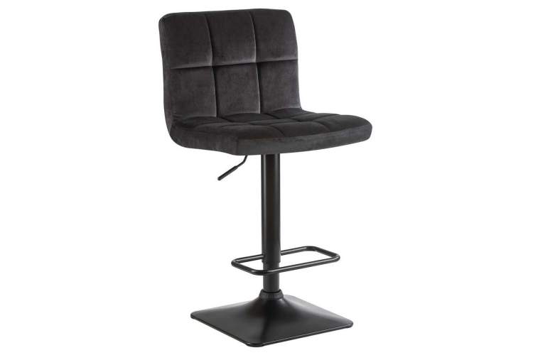 Стул барный DOBRIN DOMINIC, черный велюр (MJ9-101)