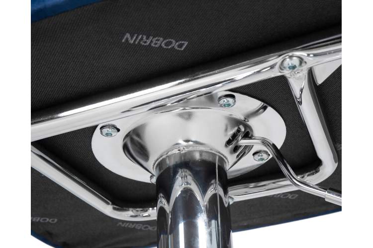 Набор 2 шт Стул барный DOBRIN CHARLY, синий велюр (MJ9-117)-9