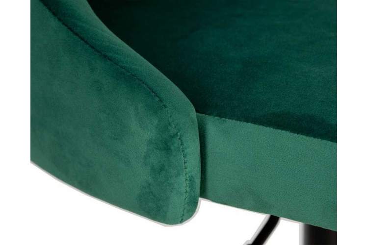 Стул барный DOBRIN JOSEPH BLACK, зеленый велюр (MJ9-88)-6