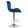 Набор 2 шт Стул барный DOBRIN BARNY, синий велюр (MJ9-117)