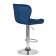 Набор 2 шт Стул барный DOBRIN BARNY, синий велюр (MJ9-117)