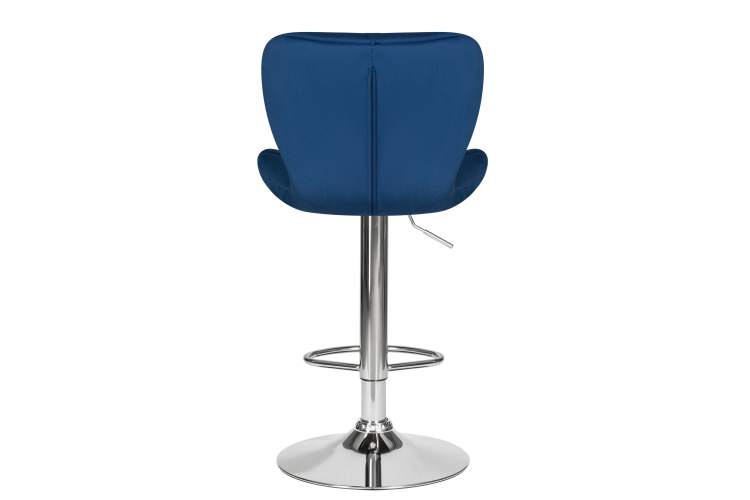 Набор 2 шт Стул барный DOBRIN BARNY, синий велюр (MJ9-117)-5