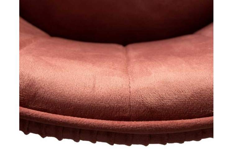 Стул барный DOBRIN DARCY, бронзово-розовый велюр (1922-17)-7