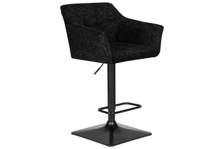 Стул барный DOBRIN RALF, черный твид (LEO18)-1