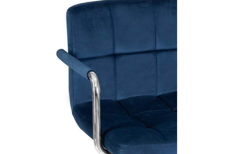 Офисное кресло для персонала DOBRIN TERRY, синий велюр (MJ9-117)-6