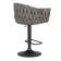 Набор 2 шт Стул барный DOBRIN LEON, графитовая ткань (LAR-275-21)