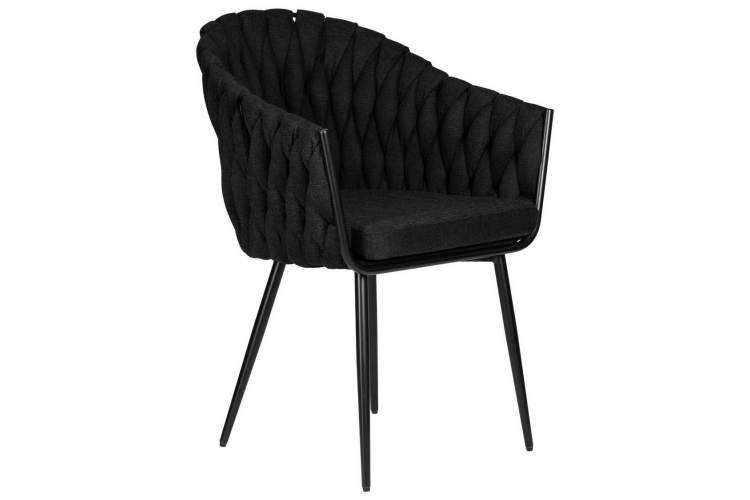 Стул обеденный DOBRIN MATILDA, черная ткань (LAR 275-50)-1