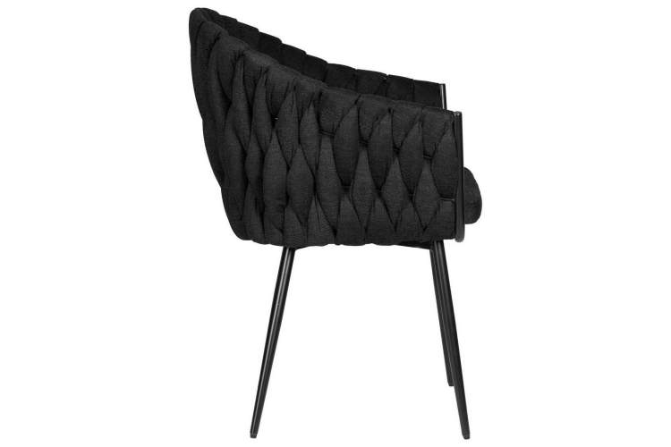 Стул обеденный DOBRIN MATILDA, черная ткань (LAR 275-50)-2