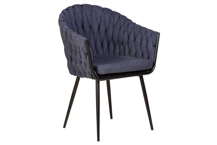 Стул обеденный DOBRIN MATILDA, синяя ткань (LAR-275-29)