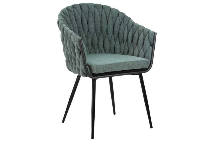 Стул обеденный DOBRIN MATILDA, зеленая ткань (LAR 275-23)