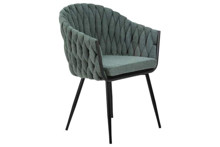 Стул обеденный DOBRIN MATILDA, зеленая ткань (LAR 275-23)-1