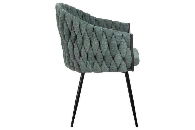 Стул обеденный DOBRIN MATILDA, зеленая ткань (LAR 275-23)-2