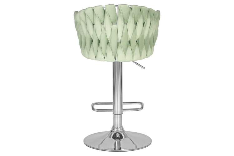 Стул барный DOBRIN MARCEL, пудрово-мятный велюр (MJ9-87)-4