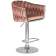 Набор 2 шт Стул барный DOBRIN MARCEL, пудрово-розовый велюр (MJ9-32)