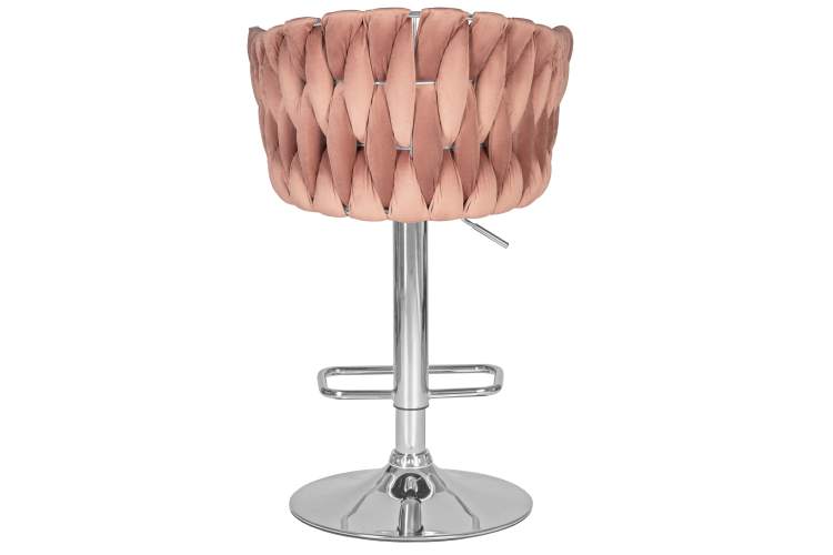 Набор 2 шт Стул барный DOBRIN MARCEL, пудрово-розовый велюр (MJ9-32)-5