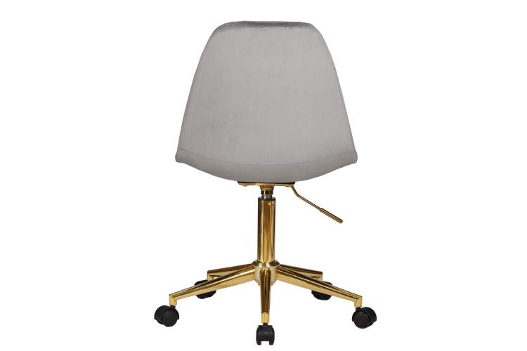 Офисное кресло для персонала DOBRIN MONTY GOLD, серый велюр (MJ9-75)-4