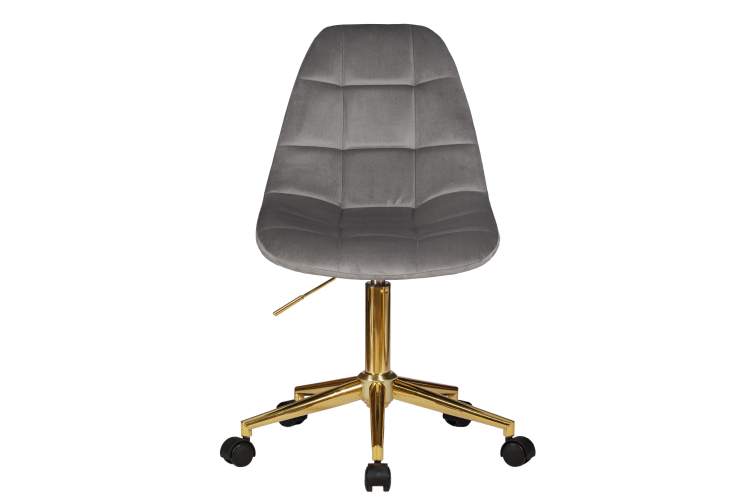 Офисное кресло для персонала DOBRIN MONTY GOLD, серый велюр (MJ9-75)-5