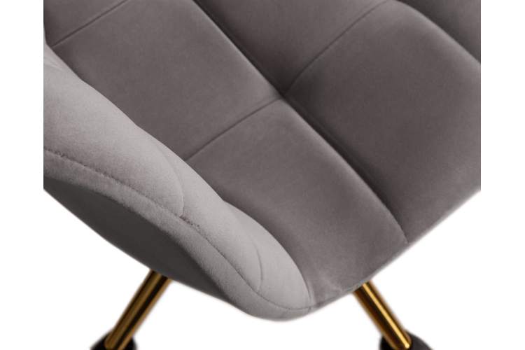 Офисное кресло для персонала DOBRIN MONTY GOLD, серый велюр (MJ9-75)-8