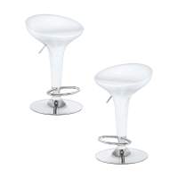 Набор 2 шт Стул барный DOBRIN BOMBA, белый