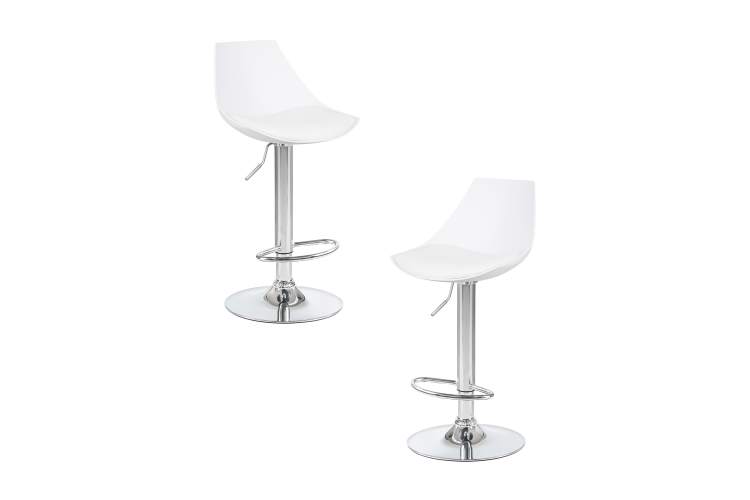 Набор 2 шт Стул барный DOBRIN ROCKY, белый