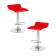 Набор 2 шт Стул барный DOBRIN TOMMY, красный