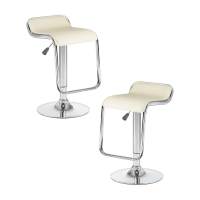 Набор 2 шт Стул барный DOBRIN CRACK, кремовый