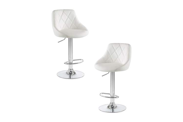 Набор 2 шт Стул барный DOBRIN LOGAN, белый