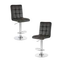 Набор 2 шт Стул барный DOBRIN KRUGER, чёрный