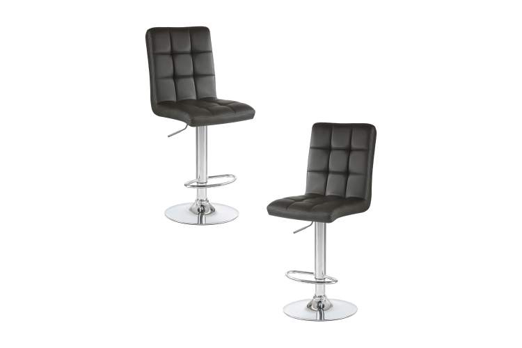 Набор 2 шт Стул барный DOBRIN KRUGER, чёрный