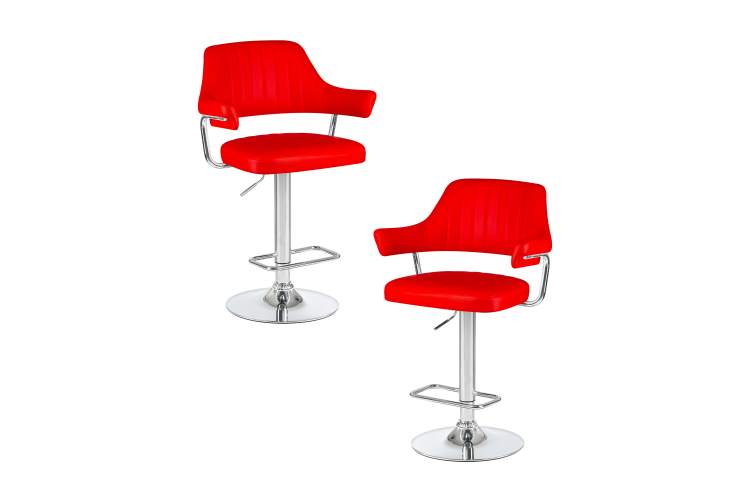 Набор 2 шт Стул барный DOBRIN CHARLY, красный