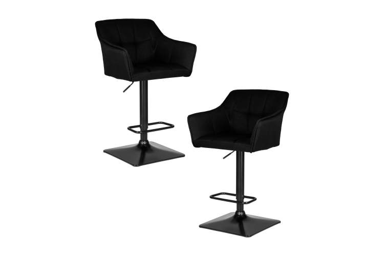 Набор 2 шт Стул барный DOBRIN RALF, черный (LAR-106D-28)