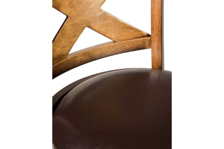 Стул барный DOBRIN BRANDON BAR, античный ясень, коричневый-6