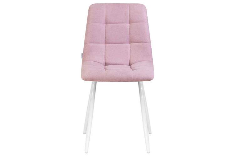 Стул обеденный DOBRIN ALEX, белые ножки, сиреневая ткань (UF860-04B)-5